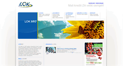 Desktop Screenshot of lok.ba